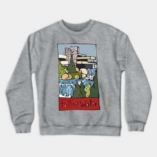 Falling Water building Crewneck Sweatshirt